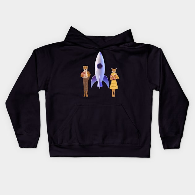 Fantastic Mr. Fox Kids Hoodie by GAGO5